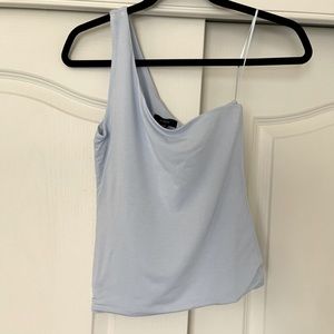 NWT light blue J.Crew one shoulder tank top - womens size XS